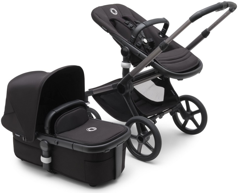 Bugaboo Fox 5 komplet Graphite/Midnight Black pěnová kola 2023