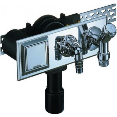 HL zápachová uzávěrka DN40/50 pro pračky v kombinaci se zásuvkou 230v - HL406E – Sleviste.cz