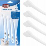 Plastové zubní kartáčky pro malé psy a kočky 15 cm 4 ks – Zboží Dáma
