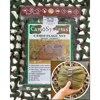 Camo Systems Síť maskovací BASIC LIGHT WOODLAND 2,4x3m – Zboží Dáma