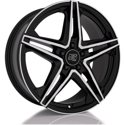 MSW 31 7,5x18 5x112 ET33 gloss black polished | Zboží Auto