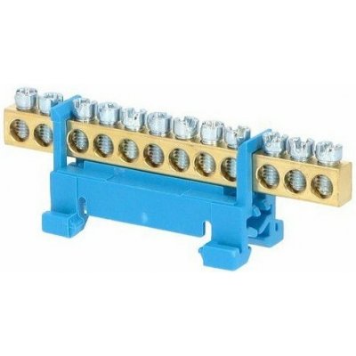 Eleman Nulovací a rozbočovací můstek (12 svorek) modrý – Zbozi.Blesk.cz