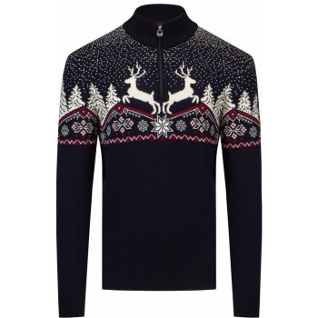 Dale of Norway Dale Christmas Mens Sweater navy/off White/redrose