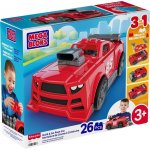 Mega Bloks Stavebnice závodní auto 3 v 1 JKG35 – Sleviste.cz