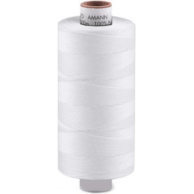 Polyesterové nitě návin 1000 m Aspo Amann Varianta: 2000 bílá, Balení: 1 ks – Zboží Dáma