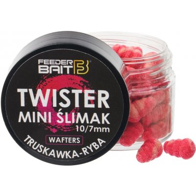 FeederBait Twister Mini Šlimak Wafters 25ml 11x8 mm Jahoda/Ryba