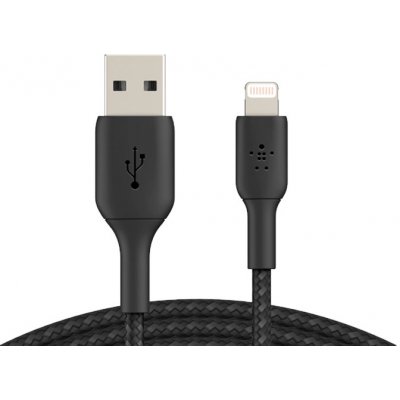 Belkin CAA002bt2MBK USB oplétaný - Lightning, 2m – Hledejceny.cz