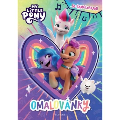 My Little Pony Omalovánky se samolepkami – Zboží Mobilmania