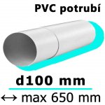 Mikawi Teleskopické kulaté ventilační potrubí 100 mm x 490 mm 59-0602 – Hledejceny.cz