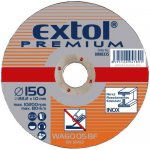 EXTOL PREMIUM řezný kotouč na ocel/nerez, 150x1,0x22,2mm – Zboží Mobilmania