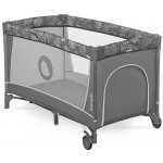 Lionelo Cestovní postýlka Flower Grey Stone – Zboží Dáma