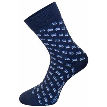 Ponožky se vzorem Vlnky modré