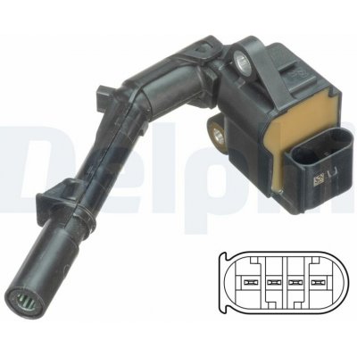 Zapalovací cívka DELPHI GN10690-12B1 (GN1069012B1) – Hledejceny.cz