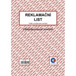Optys 190 Reklamační list A5, propis., – Zboží Živě