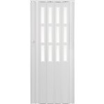 STANDOM Shrnovací dveře prosklené ST13 Bílá 100 cm – Sleviste.cz