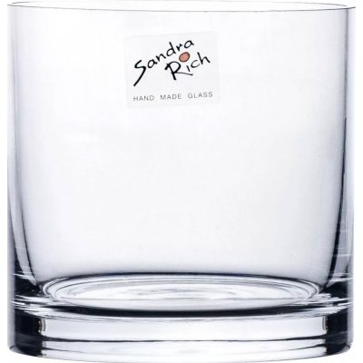 Sandra Rich Cyli Váza skleněná, výška: 100 mm, průměr: 100 mm – Hledejceny.cz