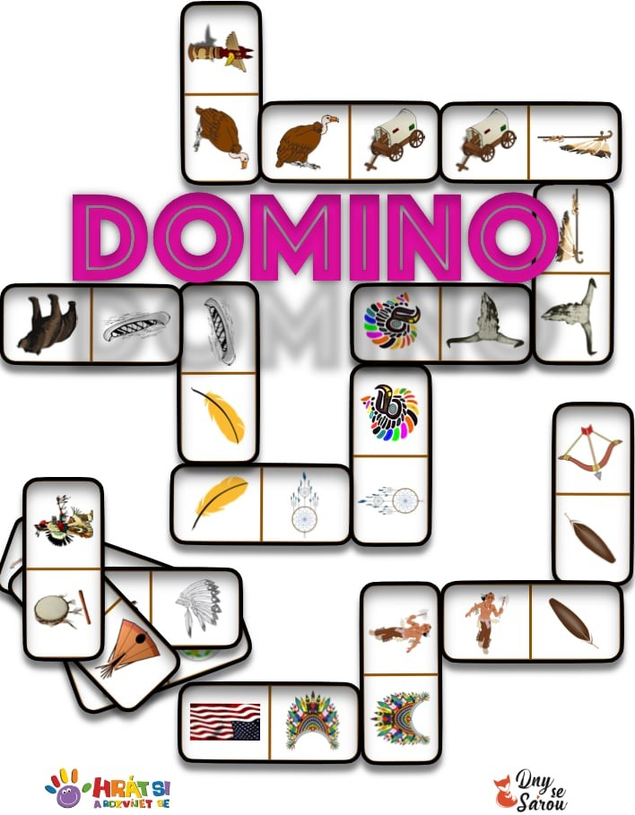 Domino Indiánské v PDF