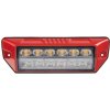 Exteriérové osvětlení PREDATOR oranžový 6x2W + pracovní světlo, 12-24V, červený, ECE R65