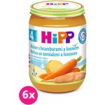 HiPP Mrkev s bramborami a lososem 6 x 190 g – Sleviste.cz