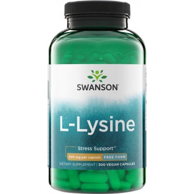 Swanson L-Lysine 500 mg 300 kapslí – Hledejceny.cz