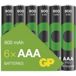 GP ReCyko Pro Professional AAA 6 ks 1032126080 – Zbozi.Blesk.cz
