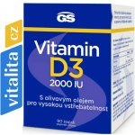 GS Vitamin D3 2000 IU 90 kapslí – Hledejceny.cz