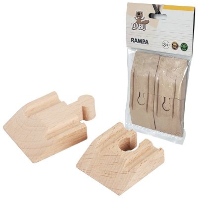 Babu vláčky Kolej rampa 4cm, 4ks – Hledejceny.cz