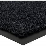 FLOMA Briljant černá vnitřní čistící vstupní rohož 90 x 150 x 0,9 cm – Zboží Dáma