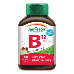 Jamieson vit. B12 1000 mcg třešeň 100 tablet