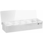 Royal Catering Nástavba s nádobami na kuchyňské přísady – ušlechtilá ocel/PP 6 x 450 ml RCCBP 6 – Zbozi.Blesk.cz