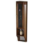 SAPHO RETRO skříňka k zrcadlu 25x115x20cm, buk, pravá – Zboží Dáma