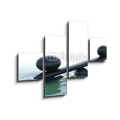 Obraz čtyřdílný 4D - 120 x 90 cm - Frontal zen balace Přední zenový palác – Zboží Mobilmania