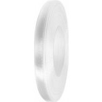 Saténová stuha 6mm 32m - bílá – Zboží Mobilmania