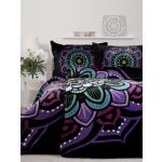 MKLuzkoviny.cz POVLEČENÍ MIKROPLYŠ Exclusive MANDALA FIALOVÁ 140x200 70x90 – Hledejceny.cz