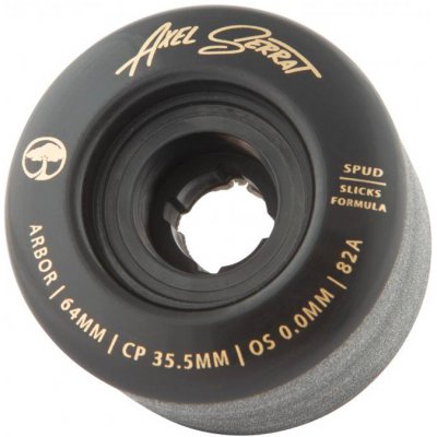 Arbor Spud Axel Serrat black 64 mm 82a 23 – Zboží Mobilmania