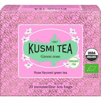 Kusmi Tea Rose Green Tea 20 sáčků – Zboží Mobilmania