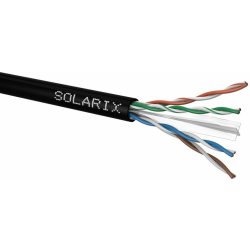 Solarix 27655193 UTP 4x2x0,5 CAT6 PE venkovní, cívka, 500m