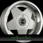 Borbet A 7x15 4x108 ET35 silver polished | Zboží Auto