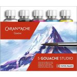 Caran D'Ache Guache studio kvašové barvy 10 ml 5 ks – Zboží Mobilmania