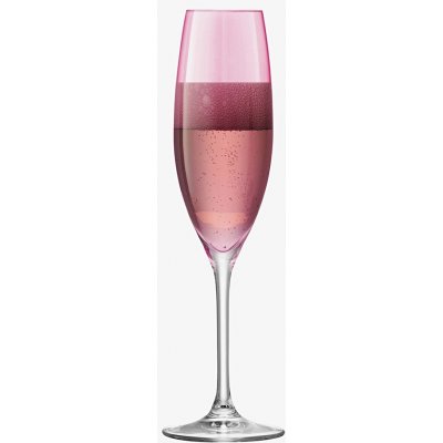 LSA International Sklenice na šampaňské Polka pastelová set 4 x 225 ml