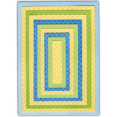 Sizzix Obdélníky vyřezávací kovové šablony 10 ks – Sleviste.cz