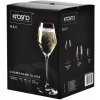 Sklenice Skleničky na šampaňské prosecco Ray KROSNO 6x 175 Ml