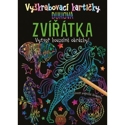Vyškrabovací kartičky Duhová zvířátka Kolektiv Marie Dupalová – Zboží Dáma
