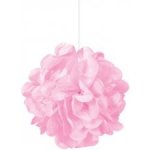 Unique Dekorační závěsný pom pom růžový 40cm – Zboží Dáma