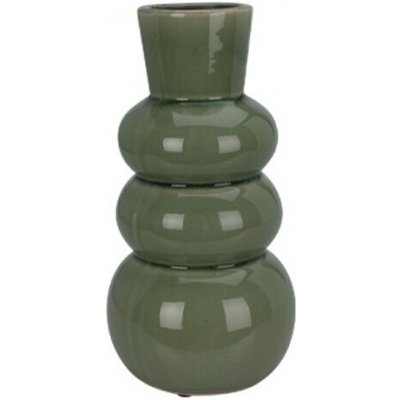 EXCELLENT HOUSEWARE Váza 3 bubliny 25 cm zelená KO-095241200zele – Hledejceny.cz