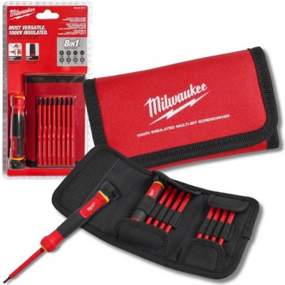 Izolovaný multibitový šroubovák Milwaukee 8v1, VDE – Zboží Dáma