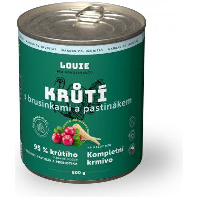 Louie Krůtí s brusinkami pastiňákem a prebiotiky 800 g – Zbozi.Blesk.cz