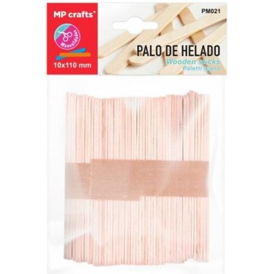 Madrid Papel Import S.L. Špachtle dřevěné přírodní - dřívka 11cm (50ks) – Zboží Dáma