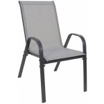 Pro-Tech shop TIH1632 Zahradní židle 2ks, šedé 54x70x92cm 62408 – Zboží Mobilmania