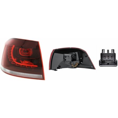 ZADNÍ SVĚTLO, LAMPA LEVÉ CABRIO VOLKSWAGEN GOLF VI (5K), 10.08- OE: 5K7945207B, 5K7 945 207 A 2SD010970031 Hella – Zboží Mobilmania